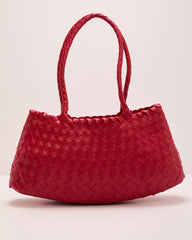 Tove Woven Vegan Leather Tote Bag