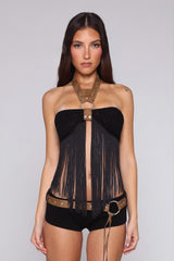 MIRAGE HALTER / BLACK