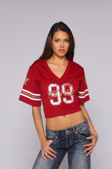 ENDZONE JERSEY / CARDINAL