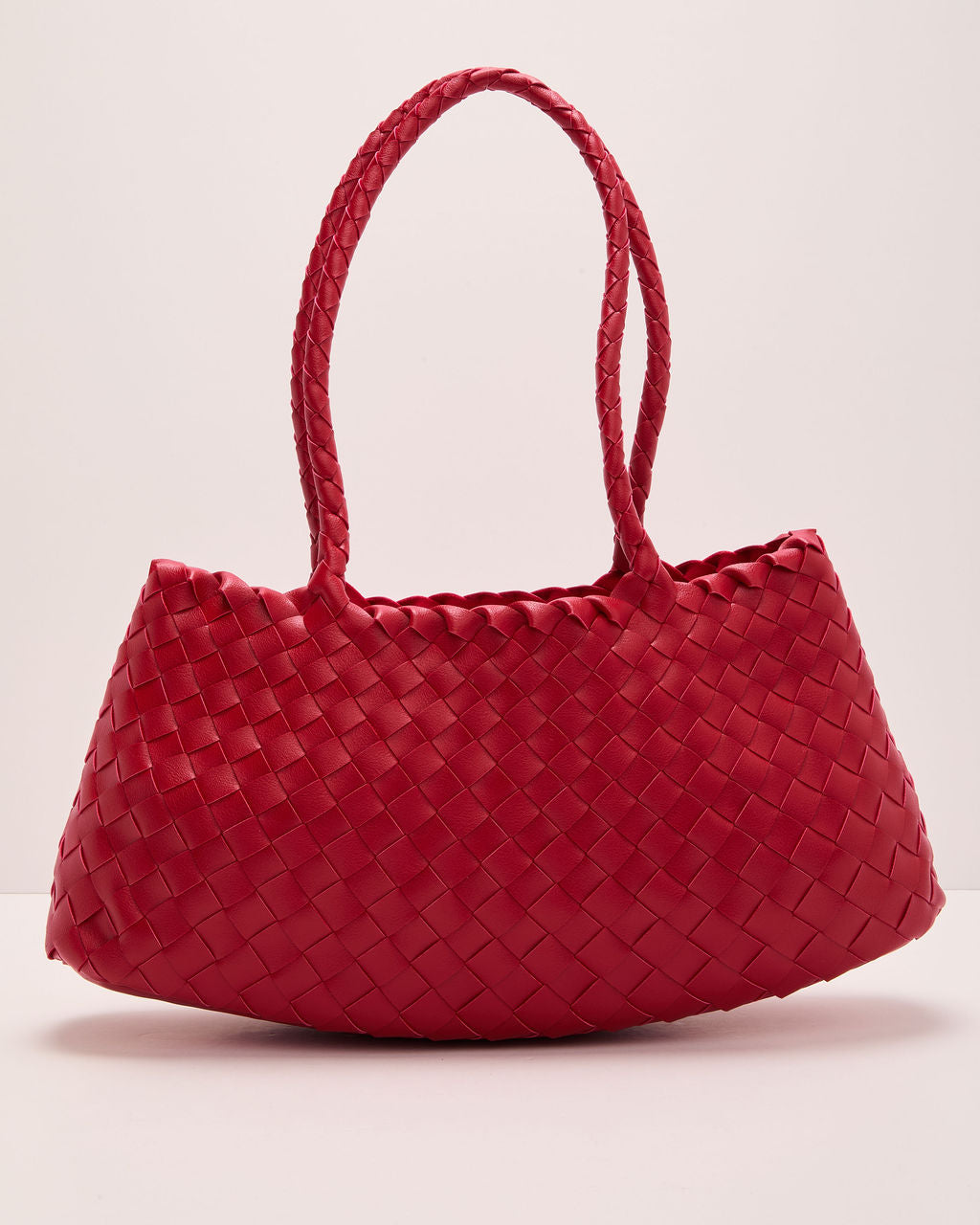 Tove Woven Vegan Leather Tote Bag