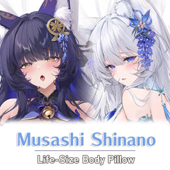 Azur Lane Musashi Anime Body Pillow Case