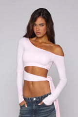 PAISLEY LONG SLEEVE / COTTON CANDY