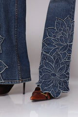 VICTORIA BOOTCUT / BLUE IRIS
