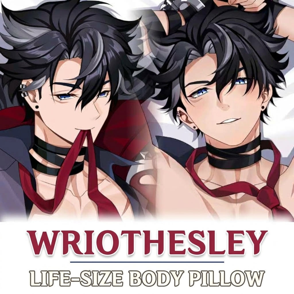 Genshin Impact Wriothesley Anime Body Pillow Cover