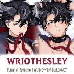 Genshin Impact Wriothesley Anime Body Pillow Cover
