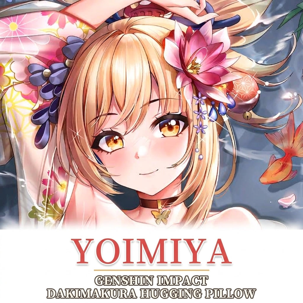 Genshin Impact Yoimiya Anime Body Pillow Cover