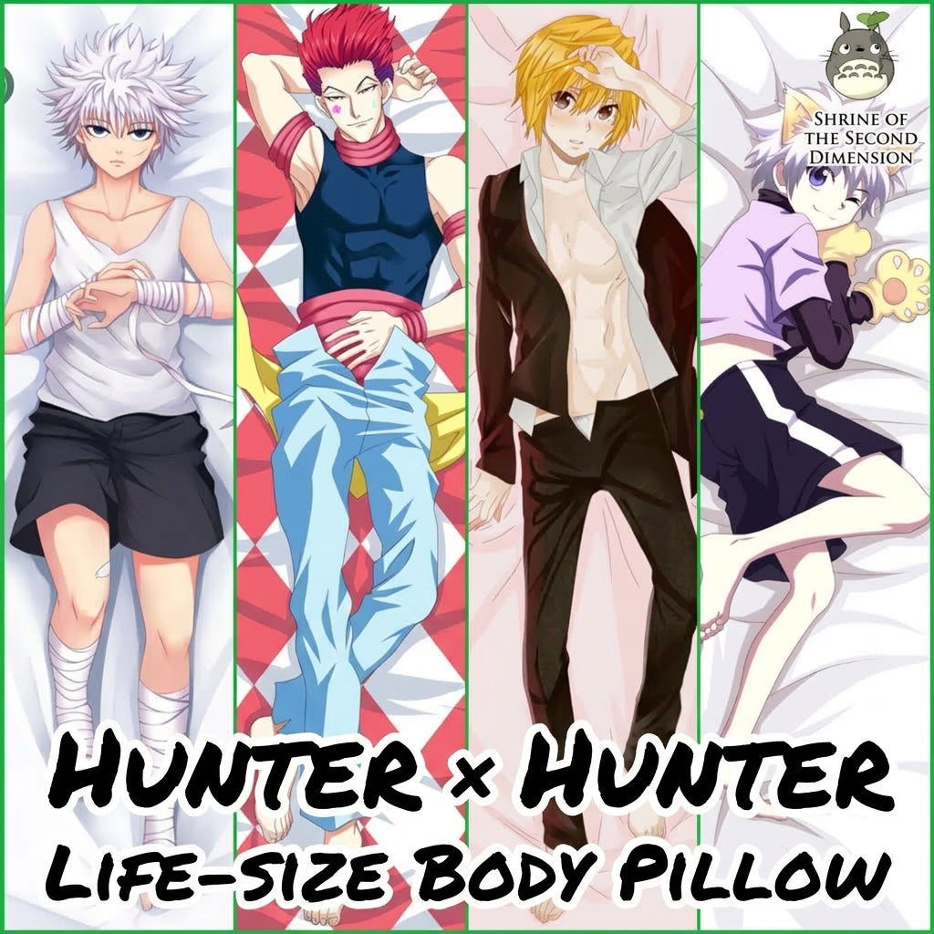 Hunter x Hunter Killua Hisoka Kurapika Anime Body Pillow Cover