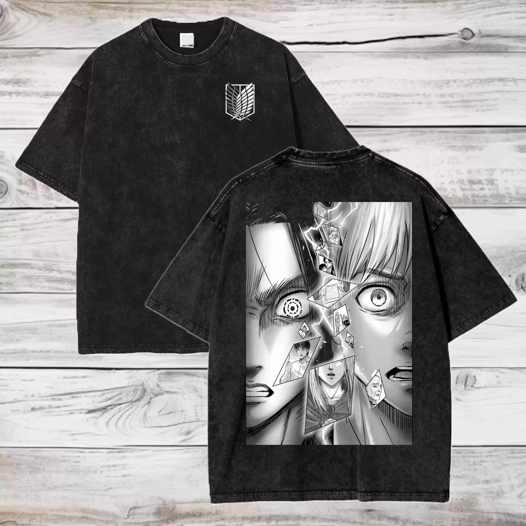 Eren Mikasa Shattered Memory Tee