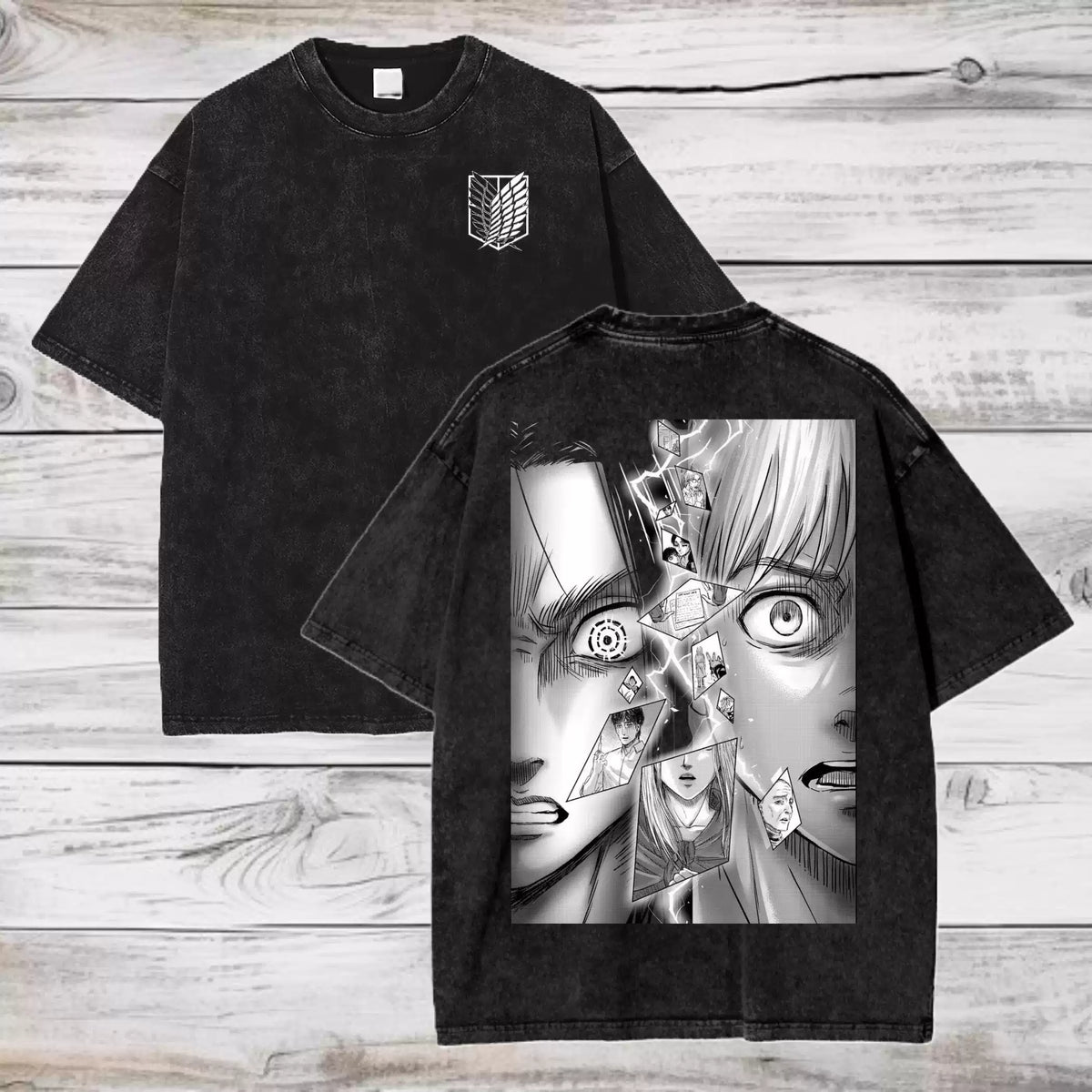 Eren Mikasa Shattered Memory Tee