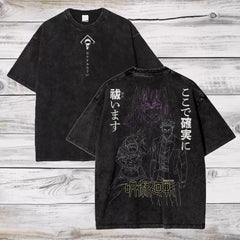 Yuji Nanami vs Mahito Cursed Clash Tee