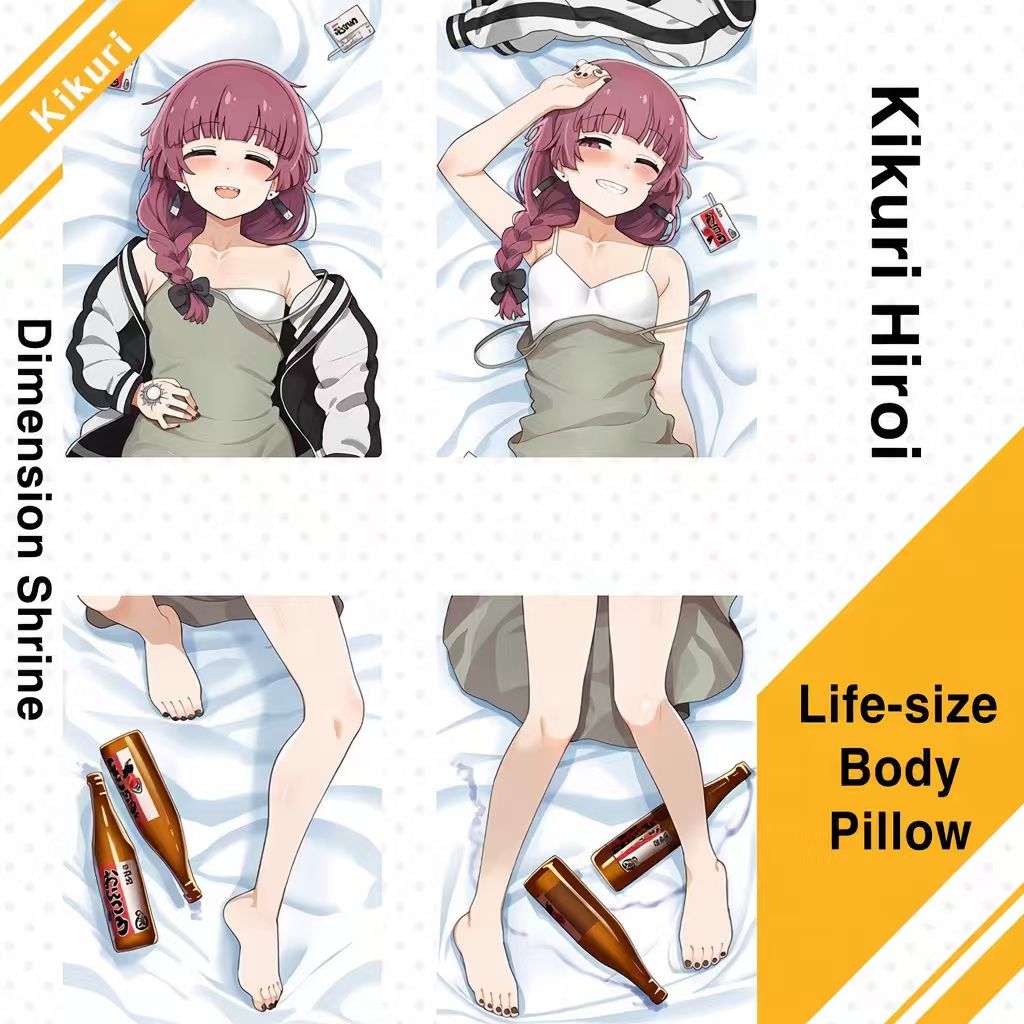 Bocchi the Rock Kikuri Hiroi Anime Body Pillow Cover